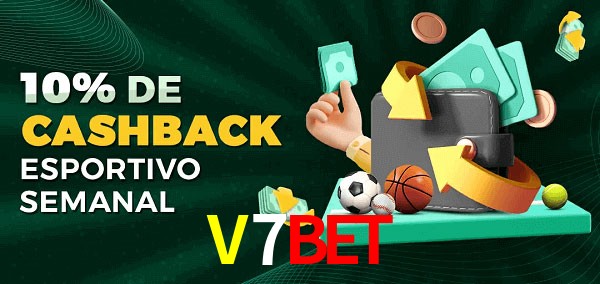 10% de bônus de cashback na V7Bet
